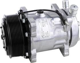 Rc.600.027 Actec Max Sd508 Sd5h14 Universal A/c Compressor With Black 8pk Clutch Sd 7h15 R134a 12v
