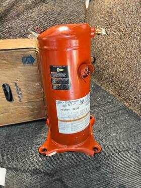 Sxa042b4bpz Alliance A/c Scroll Compressor 460v 3 Ph H/l Bars 45.0 / 29.5