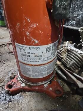 Sxao368pa Alliance Compressor 1 Ph 208-230v 60 Hz R410a Used