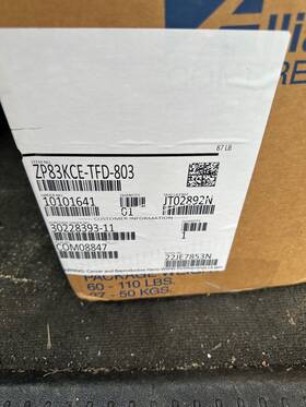 Zp67kce-tf5-803 Alliance Scroll Compressor New
