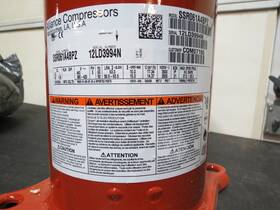 Ssr061a4bpz American Standard Alliance Compressor 5.1 Hp 460v 3 Ph 61 000 Btu R22 R407c