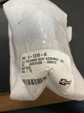 A-1316-a Ariel Dis Vlv Seat Assy 70rx Pn
