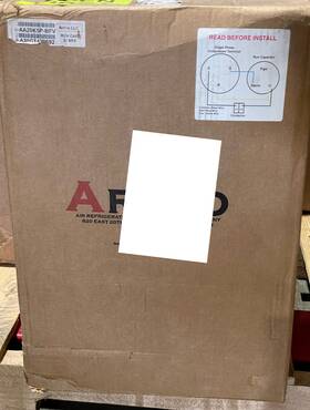 Aa20k5p-bfv Arrco New Single Phase Scroll Compressor R410a 208/230v 20000btu