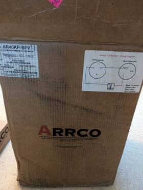 Zr40k3l-pfv Arrco Ar40kp-bfv Compressor R22 R407c Oem #