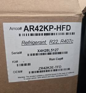 Ar42kp-hfd Arrco 460 V 3 Ph 5 Ton Scroll Compressor Remanufactured New
