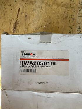 Hwa205010l Arrow Rod Bearing Pair Pn