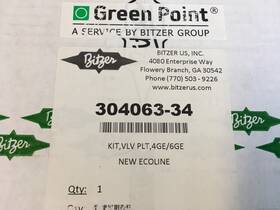 00-btz-0027 Bitzer Compressor 304063-34 Valve Plate Kit Pn/00-btz-0027 Kb