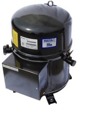 H22g104dbee Bristol 103900btu 460v 3ph 60hz 8.5hp R22 A/c Compressor Mineral Oil
