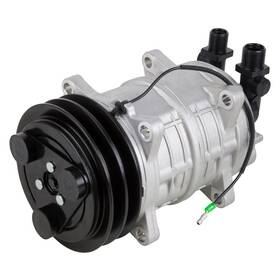 60-02285na Buyautoparts Ac Compressor And 135mm Double V-belt A/c Clutch Replaces Diesel Kiki Tm-15 Hd