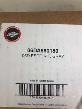 06da660180 Carrier Carlyle Ac Compressor Esco Kit Gray - 06d Model