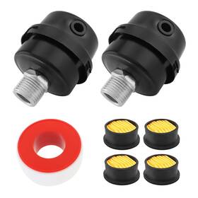 Chgimposs Aca 01i 2 Pcs Portable Compressor Muffler For Kobalt 1/2 Inch Threa