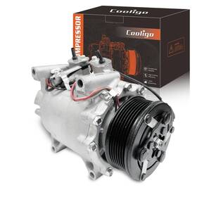 Co202097-1 Cooligo Ac Compressor With A/c Clutch Compatible Rsx 2.0l 2002-2006 Civic 2