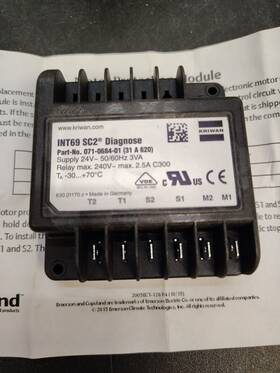 998-0520-04 Copeland 071-0684-01 Int69 Sc2 Diagnose Emerson Kriwan 31 A 620 Va