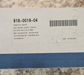 918-0019-04 Copeland Crankcase Heater. Wrap Around 240 V. 70 Watt. Nos