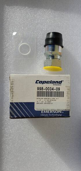 998-0034-09 Copeland 1-1/4 Inch Rotolock To 1-1/8 Stub Kit