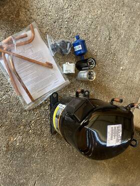 Cs12kie-pfv-255 Copeland Cs12kiepfv255 New Compressor Ice O Matic P/n 9181240-01 208-230v