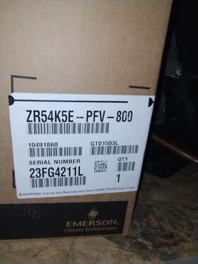 Zr54k5e-pfv-800 Copeland Gt01503l Scroll Compressor