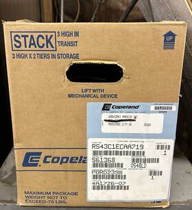 Rs43c1ecaa719 Copeland Rs43c1e-caa Compressor 115v 1/2hp Without Em Start Component Kit And Drier