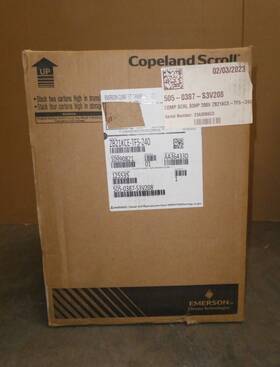 Zb21kce-tf5-240 Copeland Scroll Compressor 3 Hp 200-230v Ph