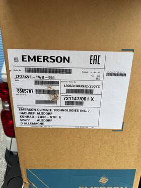 Zf33kvetwd951 Copeland Compressor Scroll Evi 10 Hp Poe R404a R507 460/3/60 Volt 1