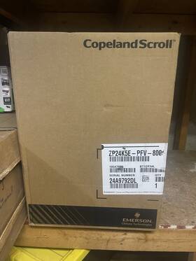 Zp244k5e-pfv-800 Copeland Zp2445ke-pfv-800 New Emerson Scroll Ac Condenser Compressor #zp244k5e-pfv-800