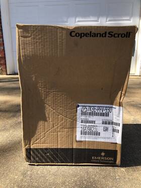 Zp57k3epfv930 Copeland 208/230v 60hz 57k Btu R410a