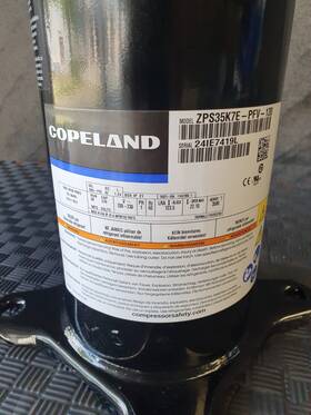 Zps35k7e-pfv-130 Copeland Zps35k7e Pfv 130 230v 1ph 60hz Scroll Central Air A/c Compressor