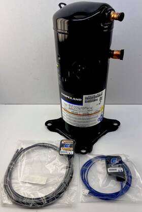 Zps51k6e-pfv-130 Copeland New Scroll Compressor 4-4.5 Ton 208-230v 1ph R410a