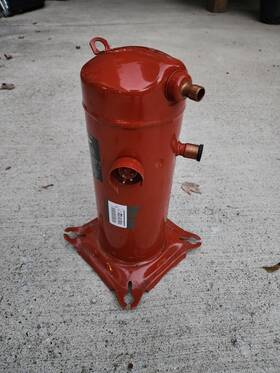 Zr32k5e-tf5-803 Copeland Hermetic Scroll Compressor Hvac Ac Heat Pump Red Unit Used