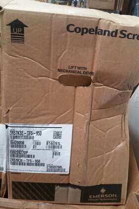 Zr57k3e-tf5-950 Copeland New Scroll Compressor 3ph 200-230v 58500 Btu