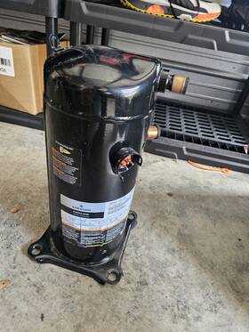 Zr81kce-tfd-830 Copeland Scroll Compressor 460v 3 Phase 6.75 Ton 81.5k Btu