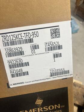 Zrd125kce-tfd-950 Copeland