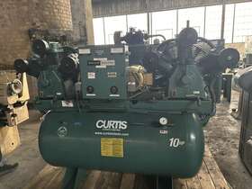 20dw11e Curtis Dual Head Climate Control 10hp Compressor Model 30x73 200 Gallon