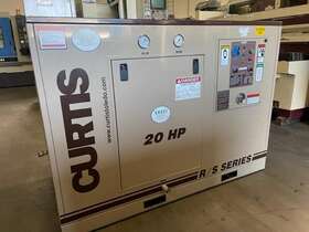7002 Curtis S20a R/s20a Rotary Screw Compressor Enclosed 20 Hp #7002 #1