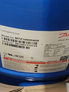 G0315.1004mtz Danfoss Mtz100hs4ve 9hp Mbp Reciprocating