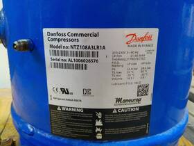 Ntz108a3lr1a Danfoss Reciprocating Compressor Refrigeration