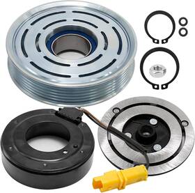Sd6v12  Duzforei 4.68 Inch Ac Compressor Clutch Kit Replacement For 2008-2013 Mini Cooper 4 Cyl 1.6l