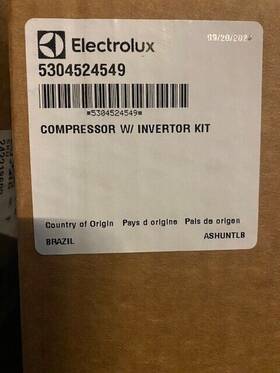 5304524549 Electrolux Genuine / Frigidaire Fridge Compressor With Invertor Kit