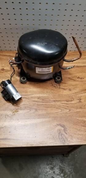 513202013 Embraco 110hbx Ffc Compressor 220v 120814 11945 Used Working Brazil