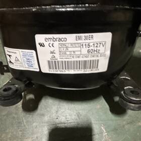 Embraco Emi30er Compressor 115-127v 60hz R134a 1/4 Ton Therm Protected