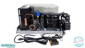 R290 Embraco Sl8u 1.2 Hp Top Mounted Evaporator Freezer Condensing Unit 115v 4000btu