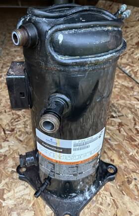 Zf15k4e-tfd-556 Emerson Copeland Scroll Compressor 3hp 460vac Carefully Removed