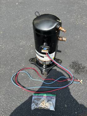 Zp61k5e-pfv-130 Emerson Scroll Compressor Copeland 5 Hp 61 500 Btu