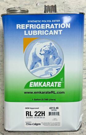 Rl-22h Emkarate Copeland Tecumseh Carlyle Compressors Gallon Oil Lubricant Poe Rl22h