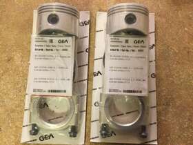 80890 Gea Bock F18 Poston/rod Assembly With Rings For F18/2735 Compressor
