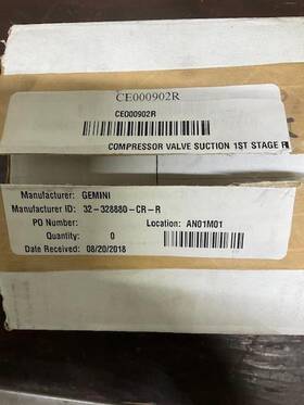 406-0304r Gemini 105cro Suction Valve Pn