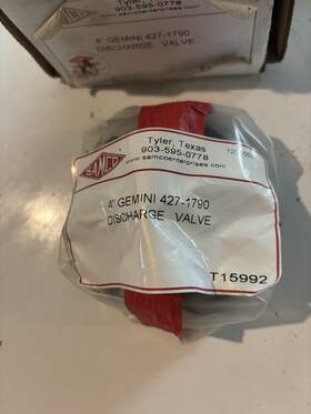 427-1790 Gemini 4 Inch Discharge Valve
