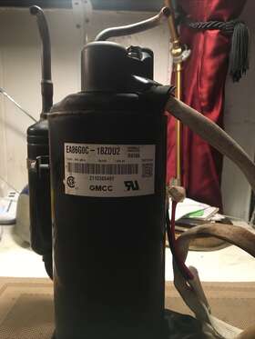 211036549y Gmcc Gmcc. Ea6g0c - 1bzdu2 115v 1ph Lra 41 Compressor