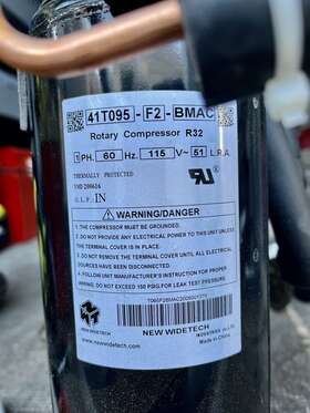 R34refrigerant Gmcc Arc14s New Wide Tech 41t095-f2 Bmac 14000 Btu Ac Compressor For 120 V