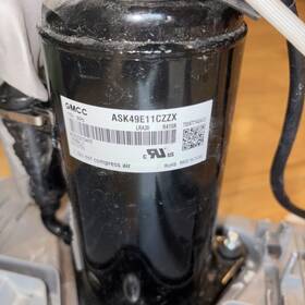 Ask31e11czdx Gmcc Ask49e11czzx Lra20 3 414 Btu Compressor 115v 60hz 1 Phase R-410a